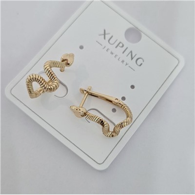 Серьги коллекция "Xuping" покрытие позолота, арт.004.027