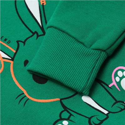 Джемпер детский, цвет зеленый, рост 98