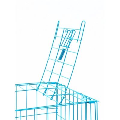 УЦЕНКА Клетка для собак 51×35×41 см, голубая
