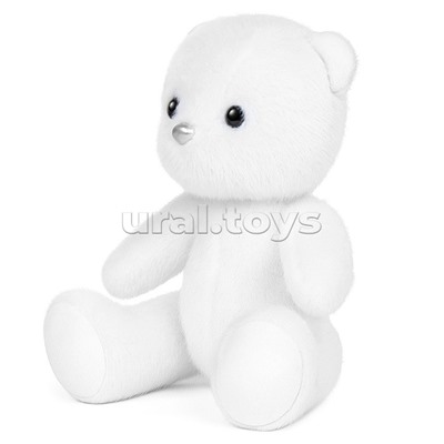 Мишка Белый, 20 см, в коробке
