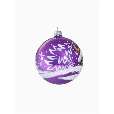 Ёлочный шар «Лесная избушка» d=8.5 см, МИКС