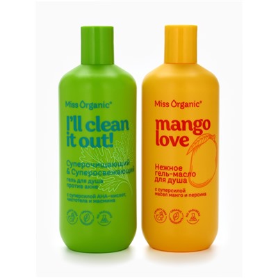 Гель-масло для душа Mango love, 290 мл, Miss Organic
