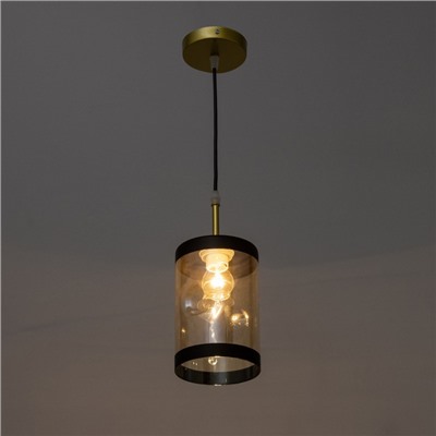 Светильник «Эллен» 1хЕ27 40 Вт золото 12×12×15-115 см