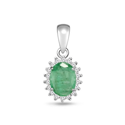 Подвеска, изумруд берилл, SL-RIC102