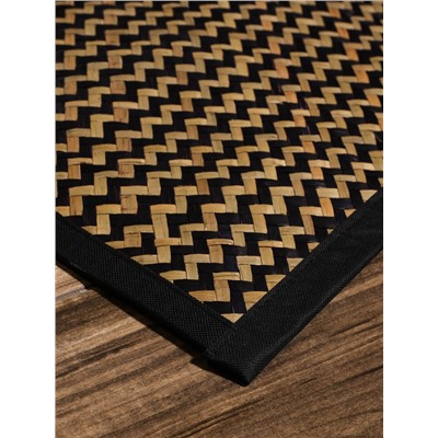 Коврик плетёный из листьев пандануса, 100×45×0.7 см