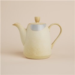 Заварочный чайник SL Home «Волны Сардинии», 1.3 л, 22.5×11×19 см, фарфор, бежевый