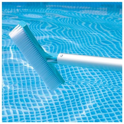 УЦЕНКА Набор для чистки бассейна: пылесос с 3 насадками, сачок, прямая щётка, 279 см, 28003 INTEX