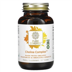 Pure Synergy, Choline Complex, 60 Tablets