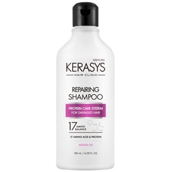 KeraSys Hair Clinic Шампунь для волос ВОССТАНАВЛИВАЮЩИЙ 180 мл