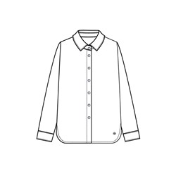 Блузка текстильная для девочек