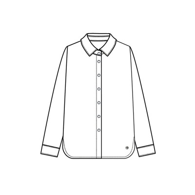 Блузка текстильная для девочек