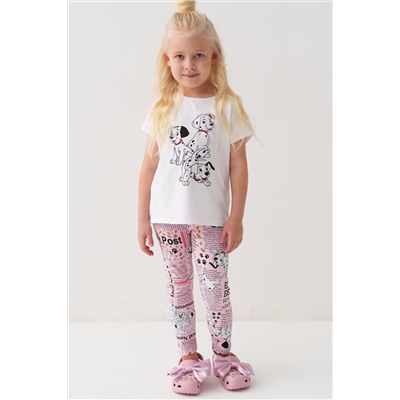 Брюки трикотажные для девочек (легинсы), 2 пары в комплекте PLAYTODAY, 1240258