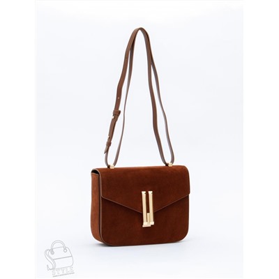 Сумка женская кожаная 1045MF brown Polina&Eiterou
