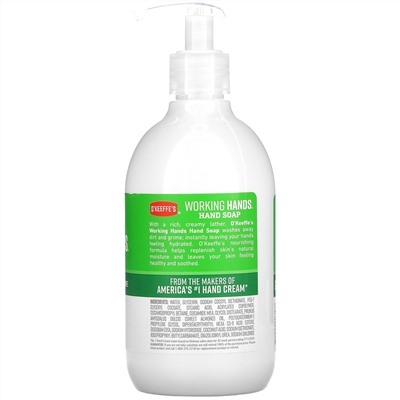 O'Keeffe's, Working Hands Hand Soap, Unscented, 12 fl oz (354 ml)