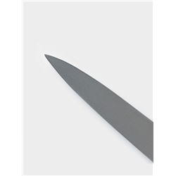 Нож кухонный разделочный Magistro Hinshitsu, нержавеющая сталь, лезвие 20.3 см, длина 34.7 см, чёрный