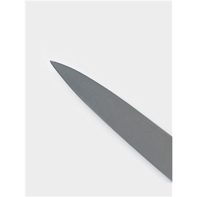 Нож кухонный разделочный Magistro Hinshitsu, нержавеющая сталь, лезвие 20.3 см, длина 34.7 см, чёрный