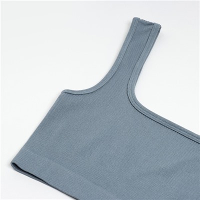 Топ спортивный женский Little Secret, тёмно-серый, размер 42 (S)