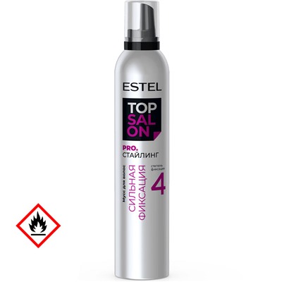 ЭстельTOP SALON PRO Мусс для волос сильная фиксация 350 мл