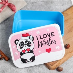 Ланч - бокс прямоугольный I love winter, 1.2 л