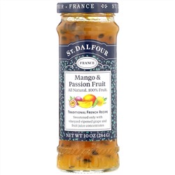St. Dalfour, Mango & Passion Fruit, премиальный джем из манго и маракуйи, 284 г (10 унций)