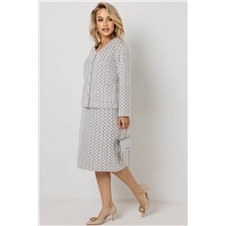 Юбка женская  192/04/Кофейный, молочный