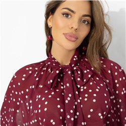 Блуза для счастья в любви, Привлекаю удачу (бордо)