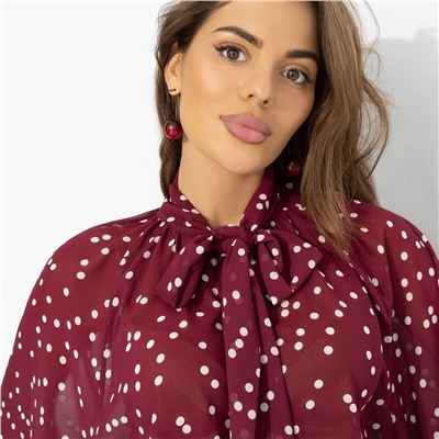 Блуза для счастья в любви, Привлекаю удачу (бордо)