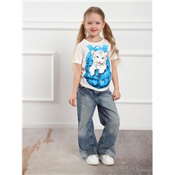 Фонзи - футболка молочный