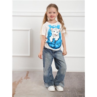 Фонзи - футболка молочный