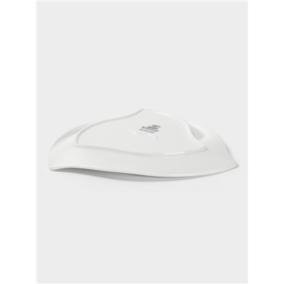 Тарелка треугольная Wilmax Ariela, d=25.5 см, фарфор, белая