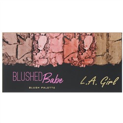 L.A. Girl, Палетка румян Blushed Babe Blush Palette, 4 г (каждый оттенок)