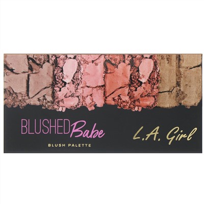 L.A. Girl, Палетка румян Blushed Babe Blush Palette, 4 г (каждый оттенок)