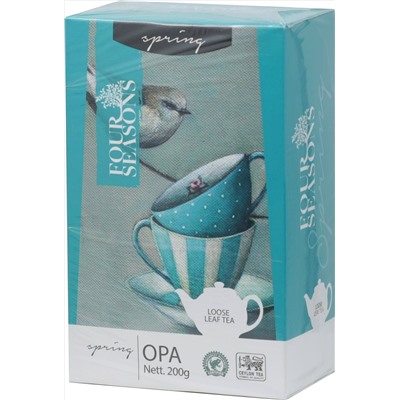 Four seasons. Spring OPA black tea 200 гр. карт.пачка