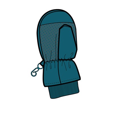 Варежки детские текстильные для мальчиков