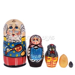 Матрешка Курочка Ряба 4 в 1