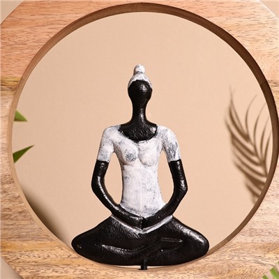 Сувенир интерьерный в деревянном кольце «Йога», 25×8×28 см