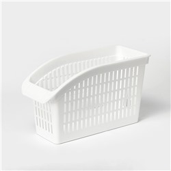 Корзина для хранения IDEA, пластик, 29×13×17 см, белая