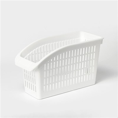Корзина для хранения IDEA, пластик, 29×13×17 см, белая