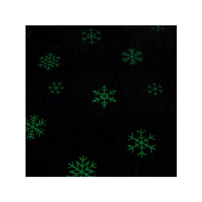Плед с рукавами светящийся в темноте «Этель. Снежинки», 150×200 см