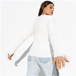 Лонгслив двусторонний, Роковое признание (вайт)