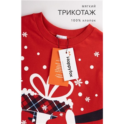 Детская новогодняя пижама Happyfox