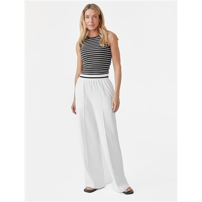 Брюки из эластичного футера двухнитки