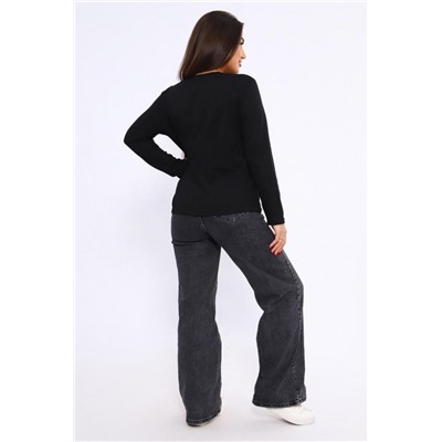 Лонгслив ЛЖ094 (Черный)