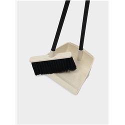 Щётка для пола c совком Malta, бежевый