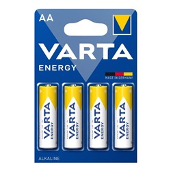 Батарейка VARTA ENERGY АА 1.5V/LR06 (4 шт.) (Щелочной элемент питания) Германия