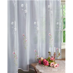 Метраж,
                                                                                        арт.  32380/270, РОЗОВЫЕ РОЗЫ, рельефная сложная фактура, цвет основы - белоснежный