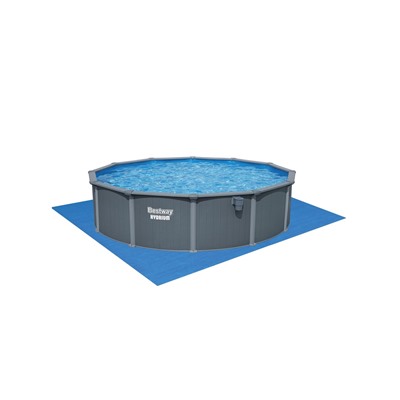 Бассейн каркасный Hydrium, 549×132 см, песочный фильтр-насос, лестница, скиммер, тент, подстилка, дозатор, круглый, 561CS Bestway