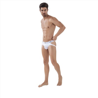 Белые мужские трусы-джоки Oporto Jockstrap