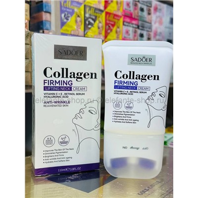 Лифтинг-крем для области шеи и декольте Sadoer Collagen Firming Cream 110ml (13)