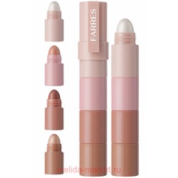 Farres Стик контурирующий 4в1 тон 01 9001